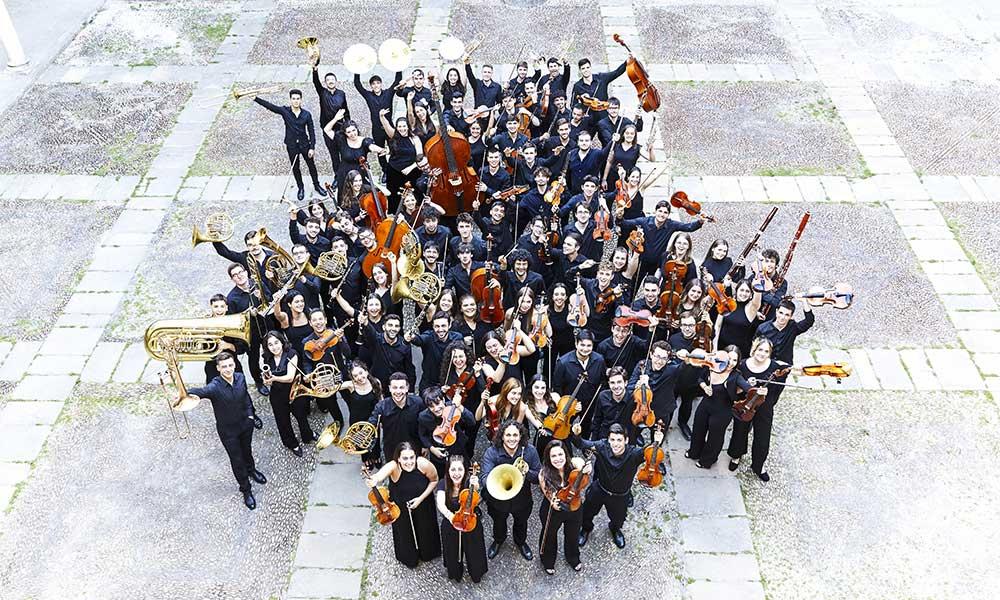 Gehe zu Bild Más de un centenar de músicos de la Joven Orquesta Nacional de España (JONDE) preparan en Laboral Ciudad de la Cultura el inicio de su gira europea