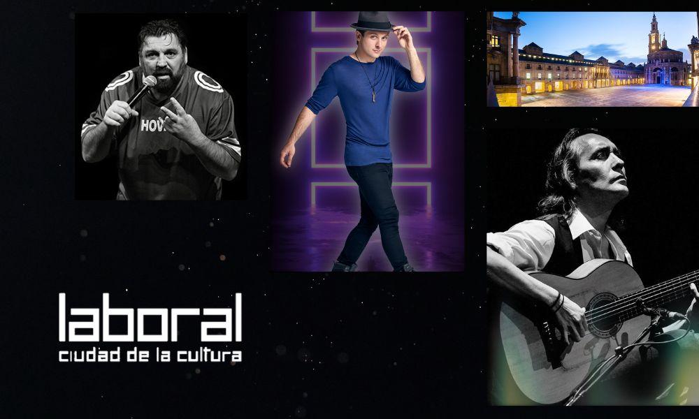 Ir a Imagen Hovik, Vicente Amigo y el mago Dakris, este puente en Laboral Ciudad de la Cultura