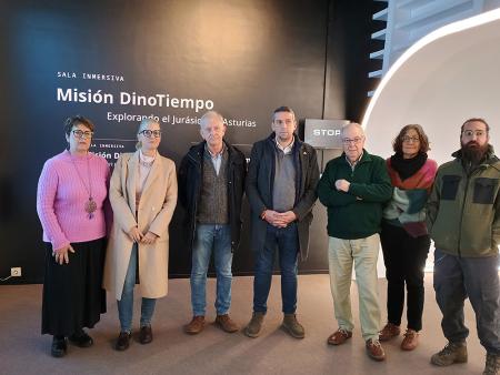 Imagen El Gobierno de Asturias refuerza su apuesta por la modernización turística y la divulgación científica con la nueva sala inmersiva del MUJA