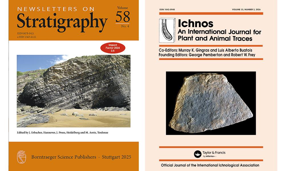 Aller à Image El patrimonio Jurásico de Asturias, en portada de dos revistas científicas internacionales