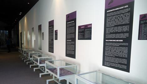 Ir a Imagen El Centro Tito Bustillo amplía su zona expositiva con un nuevo espacio dedicado a la talla lítica